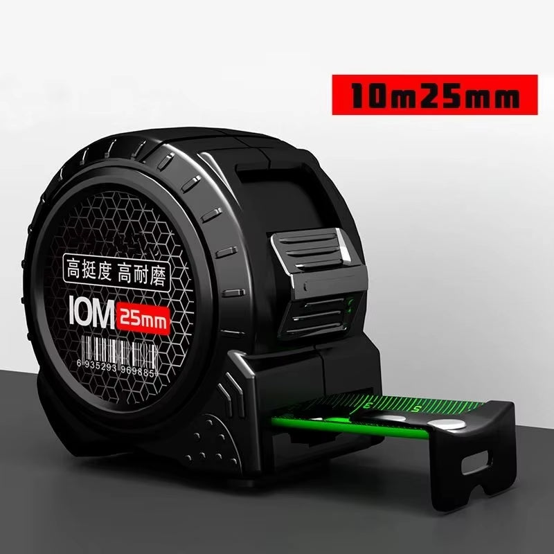 1/5 PCS Self Locking Fluorescent Steel Tape Measure High-Precision Laser Inkjet Code Box Ruler Measuring Tool Meter Ruler
