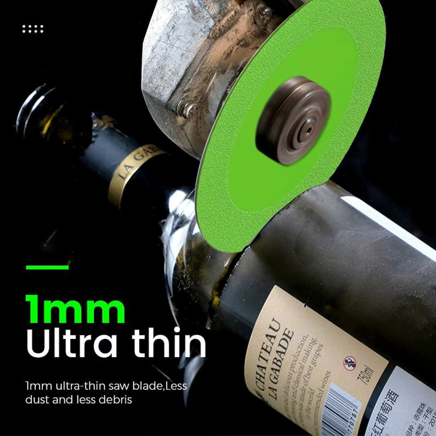 Glass Cutting Disc Diamond 100Mm Marble Saw Ceramic Tile Jade Crystal Wine Bottles Grinding Chamfering Glass Cutting Tool 3/1Pcs