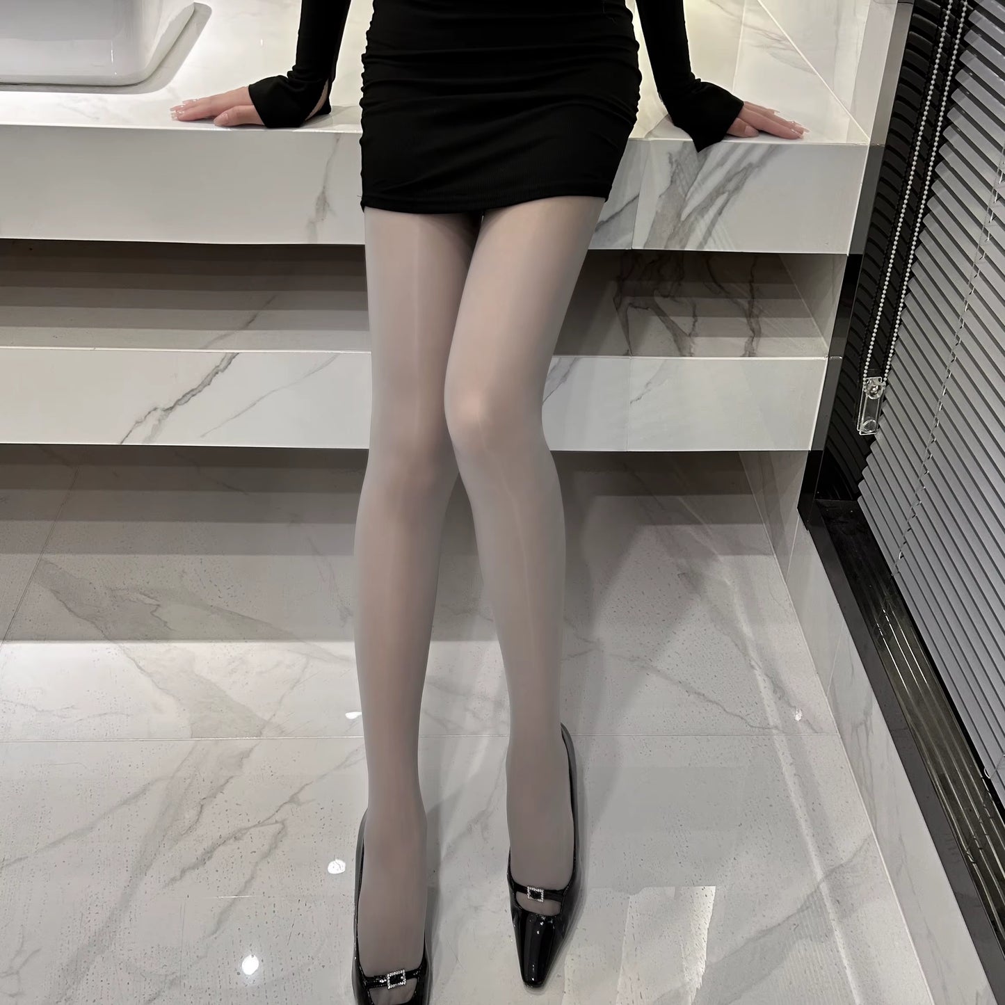 1Pc Sexy Horse Oil Tight High Elastic Stockings Mask Steel Stockings Lady Satin Shiny Ultra-Thin Long Socks Pantyhose