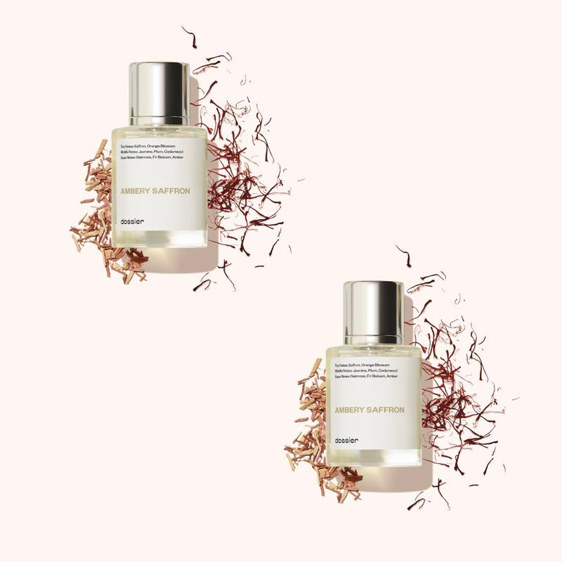 Ambery Saffron Unisex Eau De Parfum - Luxurious Fragrance with Saffron, Oakmoss, Jasmine, Plum & Cedarwood (50ml, 100ml, 150ml)