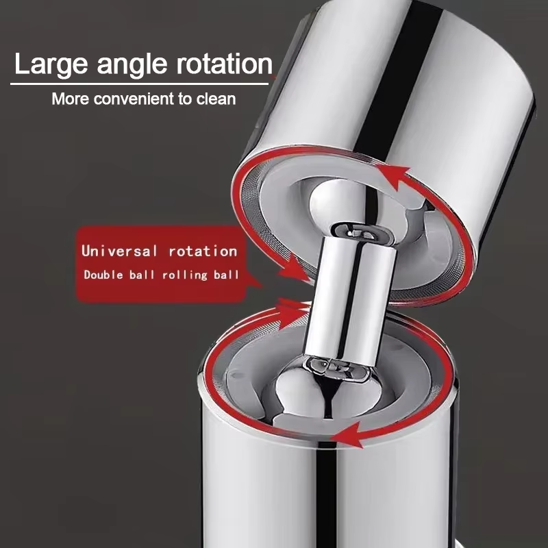 Universal 360° Rotate Kitchen Faucet Extender Aerator Plastic Splash Filter Kitchen Washbasin Faucet Bubbler Nozzle Aerator