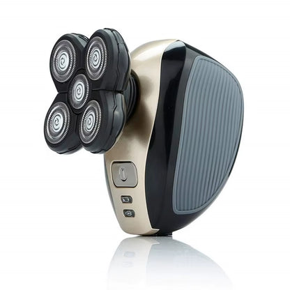 High Quality 5 in 1Multifunction 6 Blade Portable Rechargeable Wet Dry Mens Grooming Electric Waterproof Face Shaver for Man