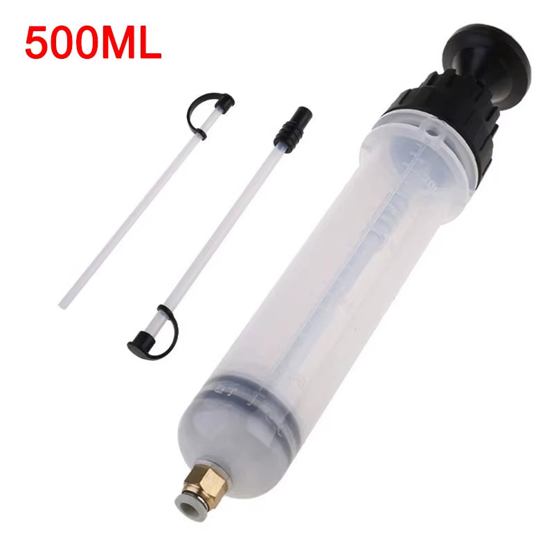 Car Oil Fluid Extractor Brake Fluid Syringe Pump Oil Change Syringe Pump Manual Suction Vacuum Fuel Transfer Hand Pump