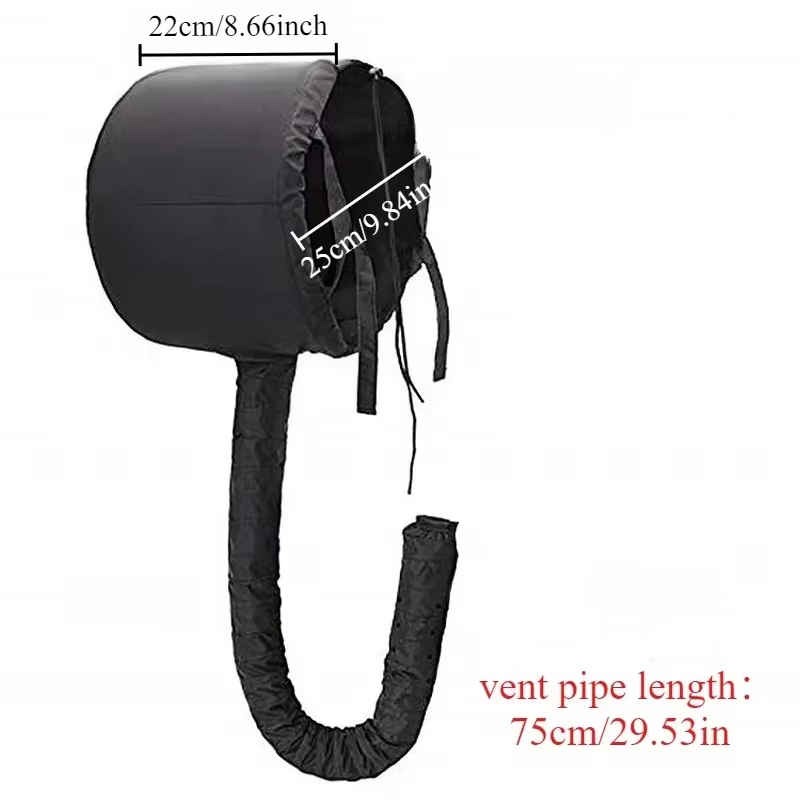 2Pcshair Bonnet Portable Dryer Cap Steamer Quick Dry Baked Oil Care Diffuser Drying Hairdressing Tools Hair Cap Shower Cap Women