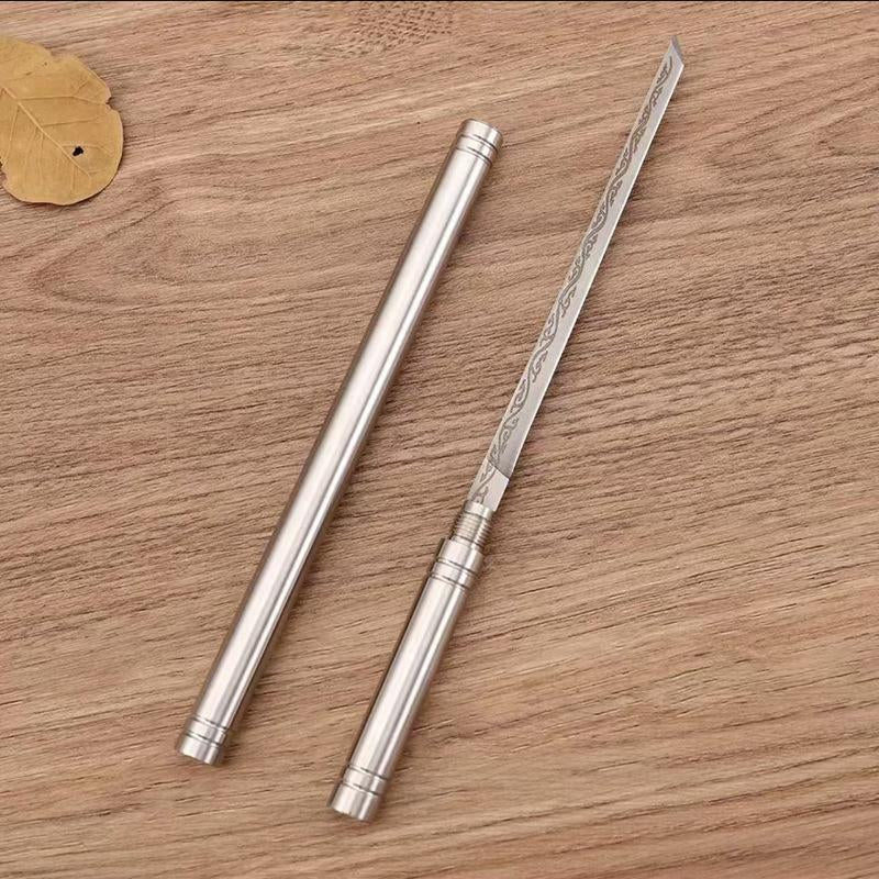 Holiday Haul: Premium Stainless Steel Meat Knife Set - Durable Steak Knife with Sheath for All Your Kitchen Cutting Needs