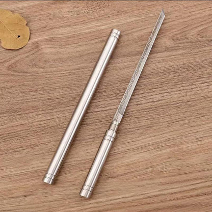 Holiday Haul: Premium Stainless Steel Meat Knife Set - Durable Steak Knife with Sheath for All Your Kitchen Cutting Needs