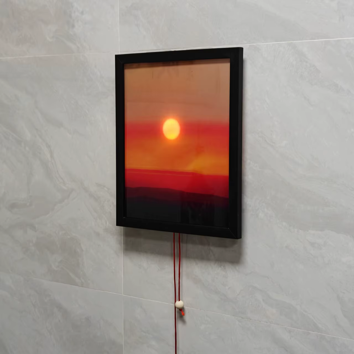 Rising and Falling Sunset Atmosphere Wall Mounted Lighting Fixtures, Finished Living Room and Bedroom Lights, Gift for Friends