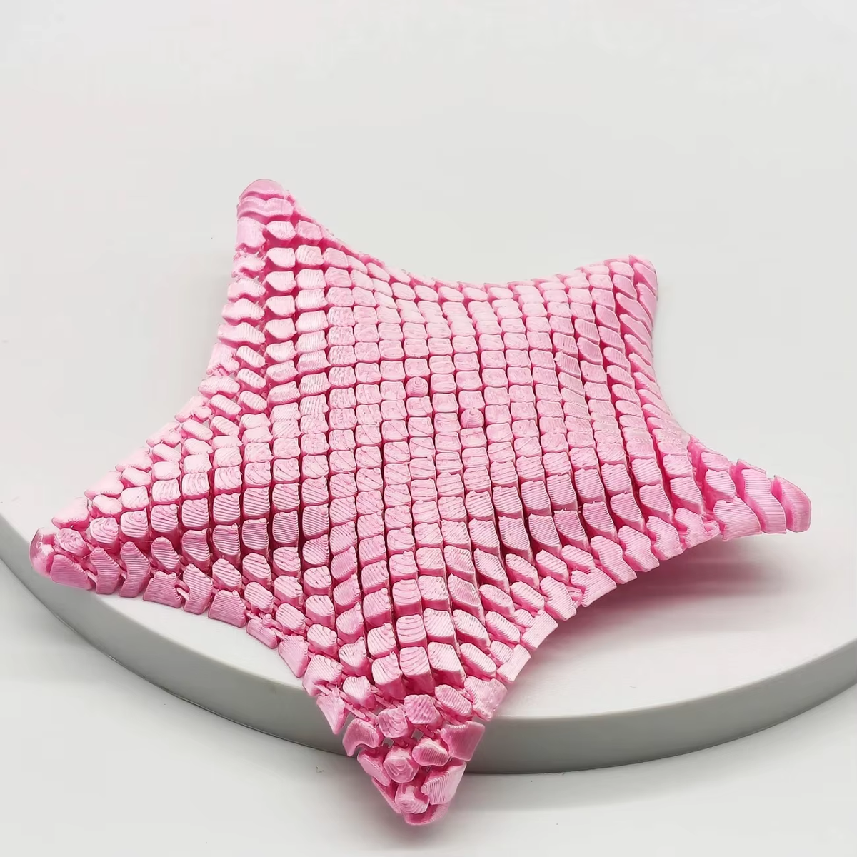 3D Printed Starfish 12Cm Ornament Marine Animal Decor Ocean Themed Desk Toy Movable Joints Stress Relief Gift for Home Office