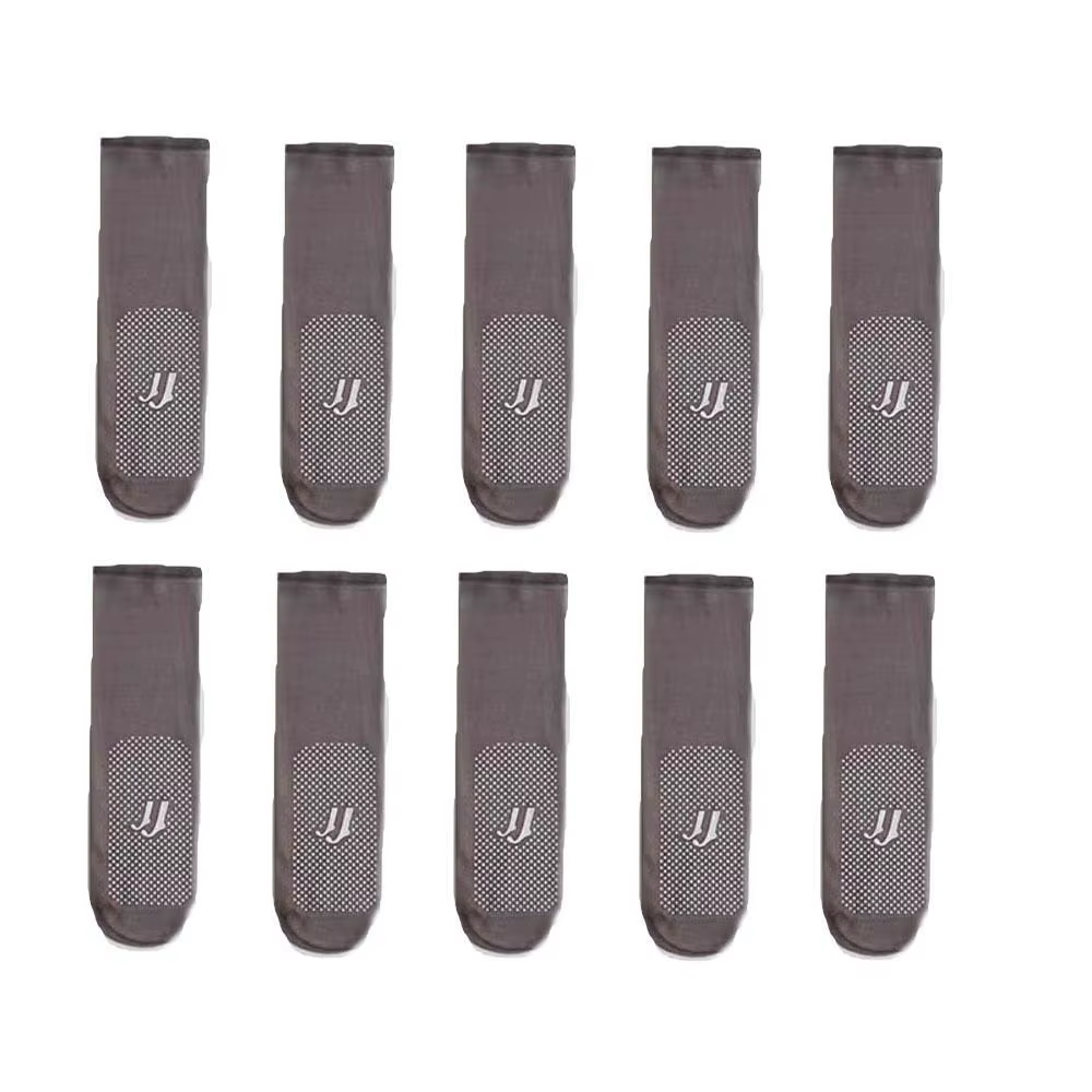 5Pair New Slip-Resistant Massage Bottom Short Stockings Invisible Crystal Silk Socks Non-Marking Silk Sheer Ankle Socks