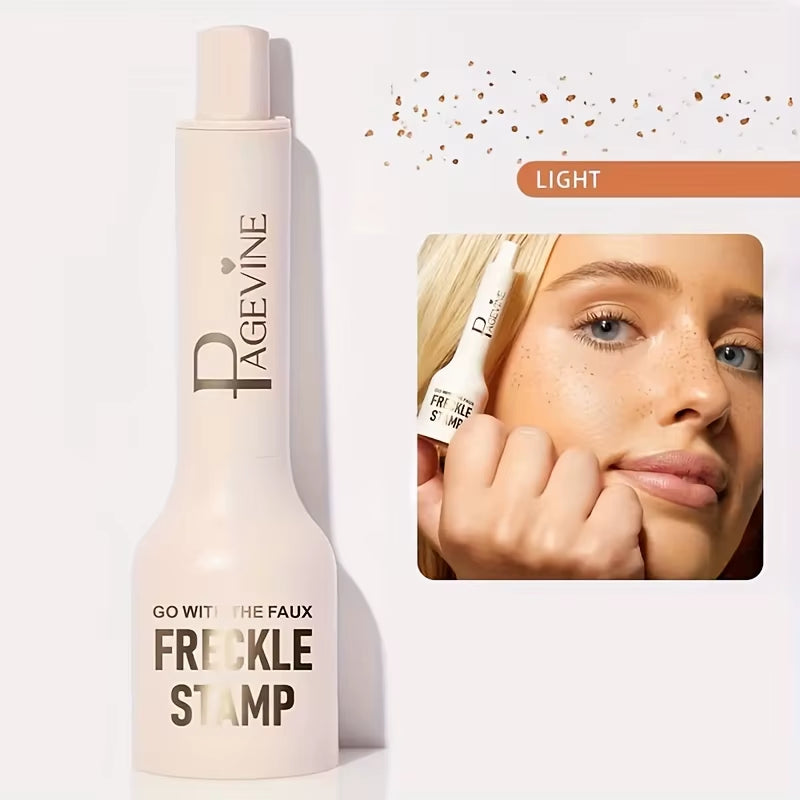 4-In-1 Natural Freckle Stamp Pen-Natural Freckles Fast-Dry,Waterproof,Light Coverage,Temporary Fake Freckles for Makeup Cosmetic