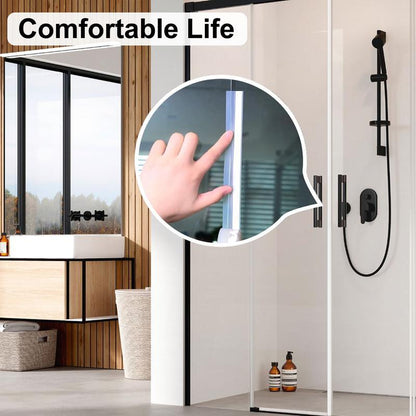 16.4Ft Premium Door Weather Stripping - 1.38In Wide Draft Stopper Adhesive Seal Strip for Ultimate Insulation on Doors, Windows, and Shower Doors