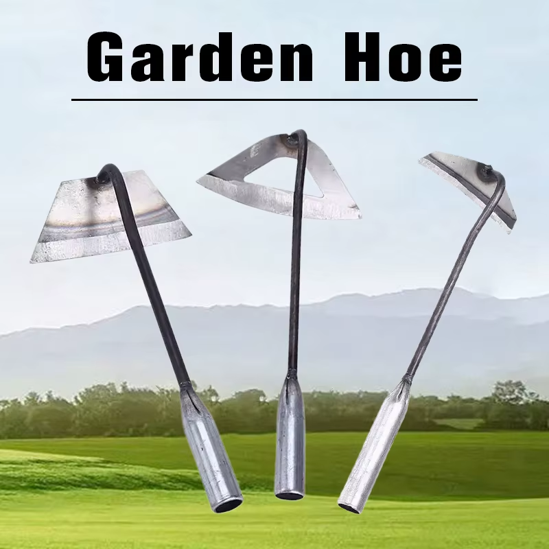 Hardened Hollow Hoe Garden Hoe Weeders Labor-Saving Weeding Loosening Farming Tools Planting Rake Hoe Garden Hand Tools