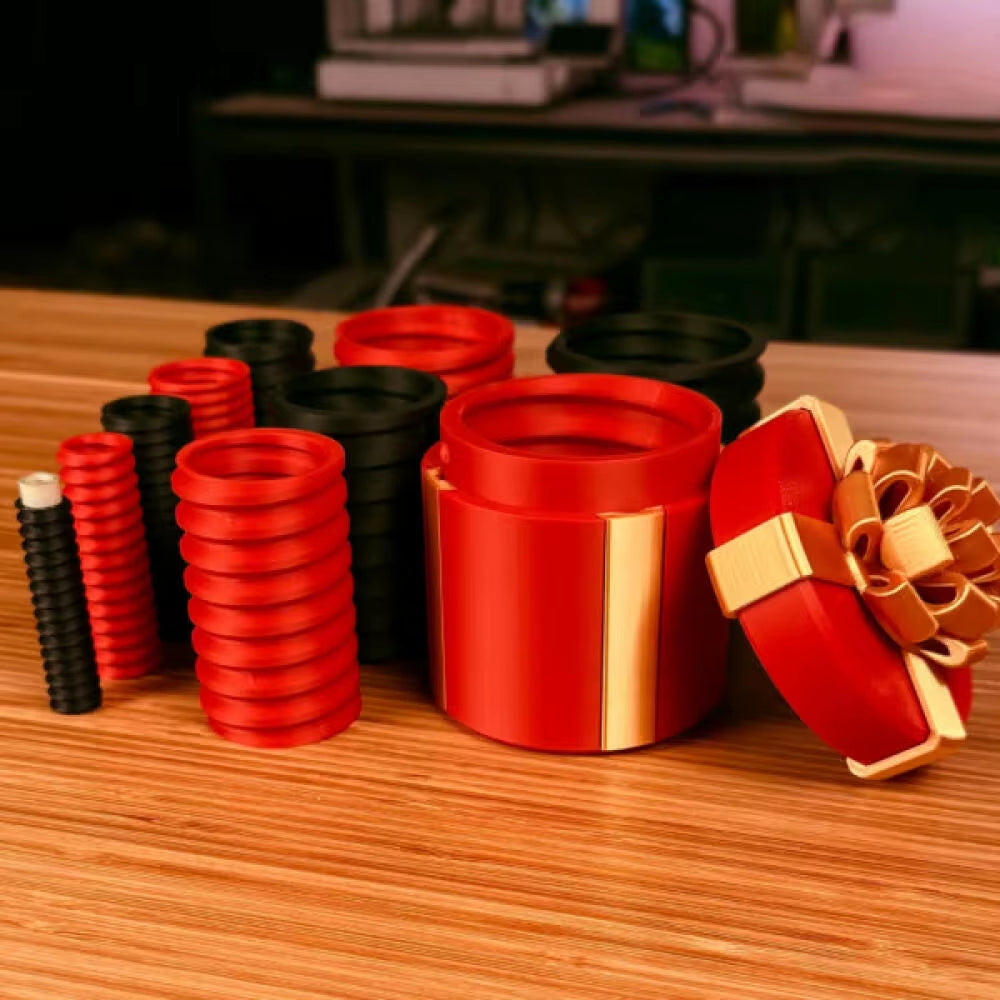 Annoying Nested Screw Gift Box Money Card Container Annoying Christmas Gift Box