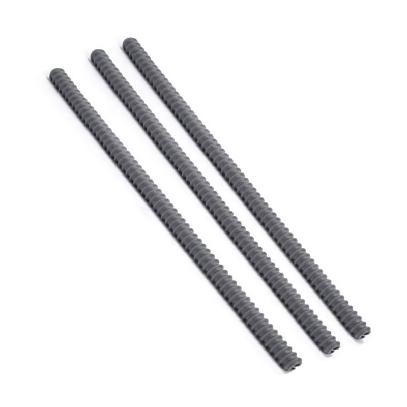 Silicone Threaded Heat Resistant Oven Rack Edge Protector Guard Cover Microwave Oven Anti-Hot Bar Kitchen Baking Accessories