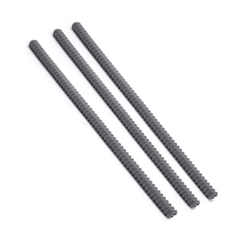 Silicone Threaded Heat Resistant Oven Rack Edge Protector Guard Cover Microwave Oven Anti-Hot Bar Kitchen Baking Accessories