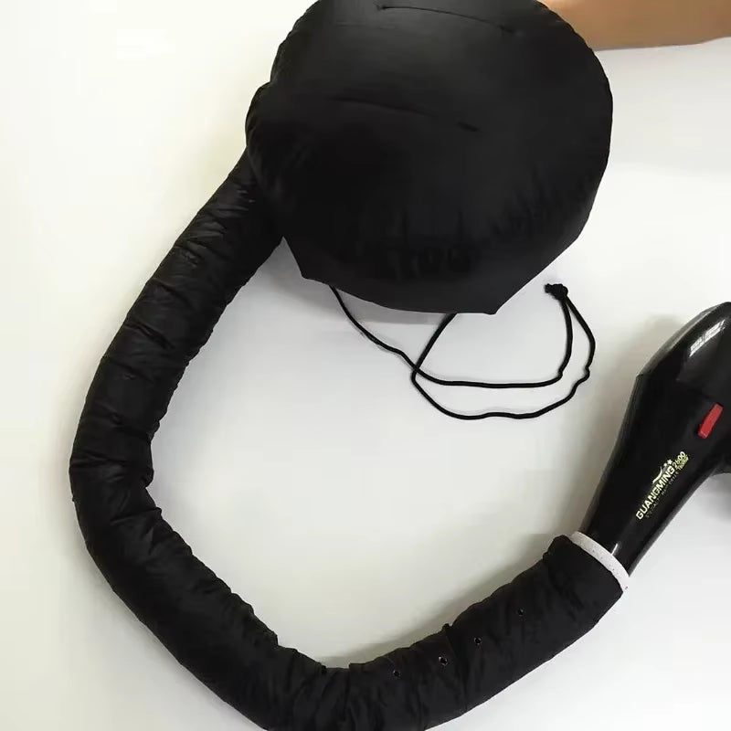 2Pcshair Bonnet Portable Dryer Cap Steamer Quick Dry Baked Oil Care Diffuser Drying Hairdressing Tools Hair Cap Shower Cap Women