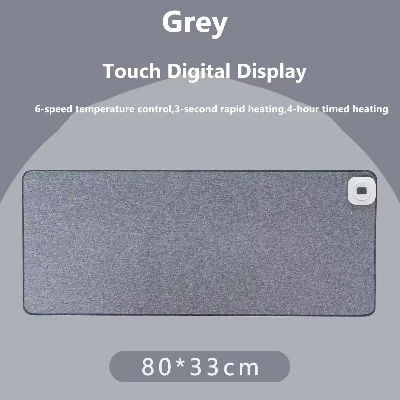 Intelligent Electric Heating Mouse Pad Winter Hand Warmer Computer Desk Heated Mat Office Desk Warming Pad Keyboard Table Mat