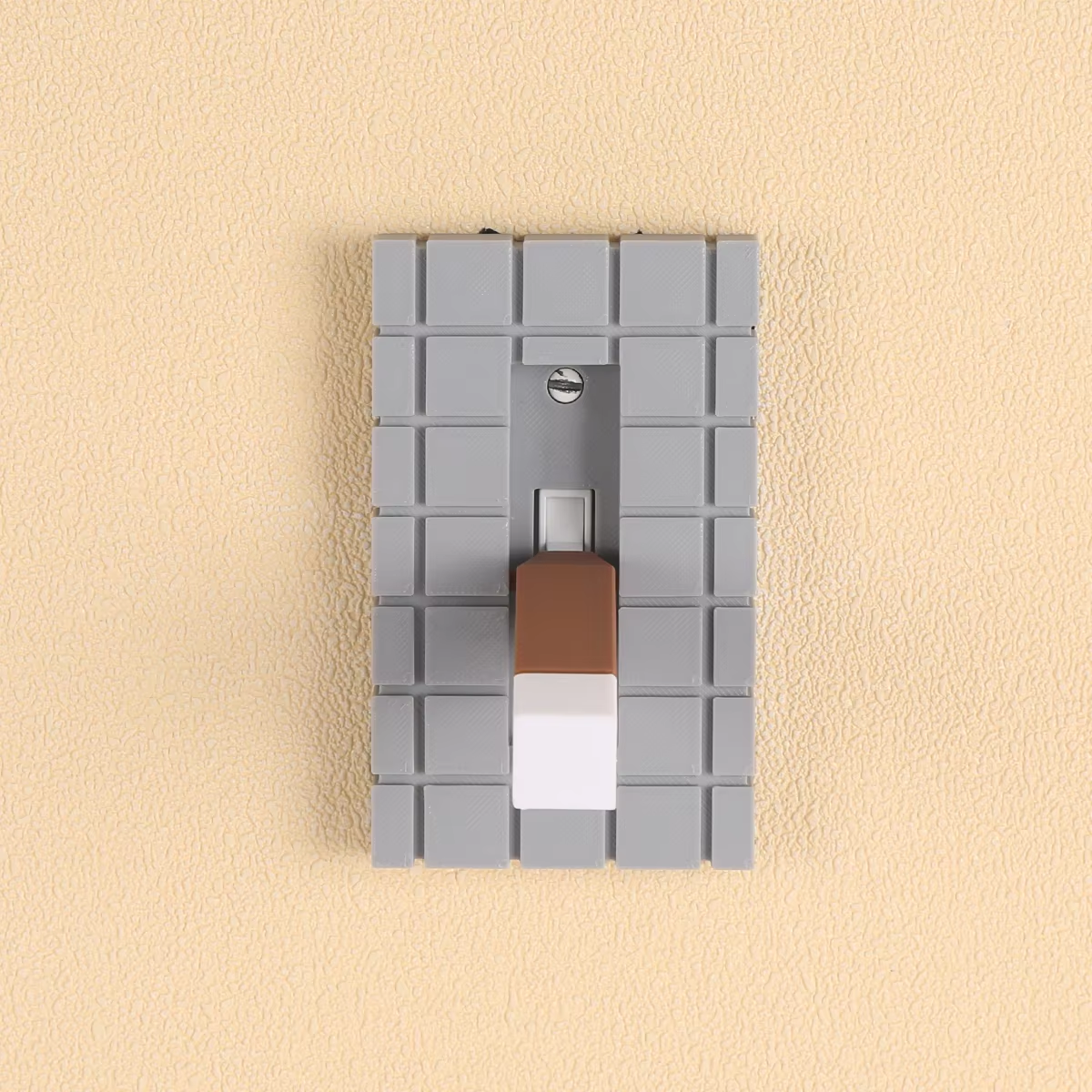 1Pc Pixel Style Switch Board, Creatively Designed, Easy to Install, the Perfect Choice for Holiday Decoration and Home Decor