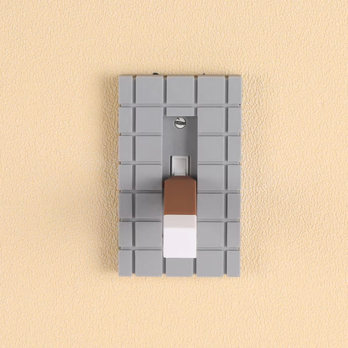 1Pc Pixel Style Switch Board, Creatively Designed, Easy to Install, the Perfect Choice for Holiday Decoration and Home Decor