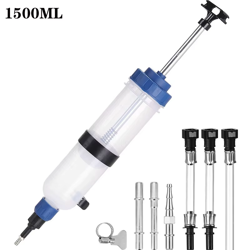 Car Oil Fluid Extractor Brake Fluid Syringe Pump Oil Change Syringe Pump Manual Suction Vacuum Fuel Transfer Hand Pump