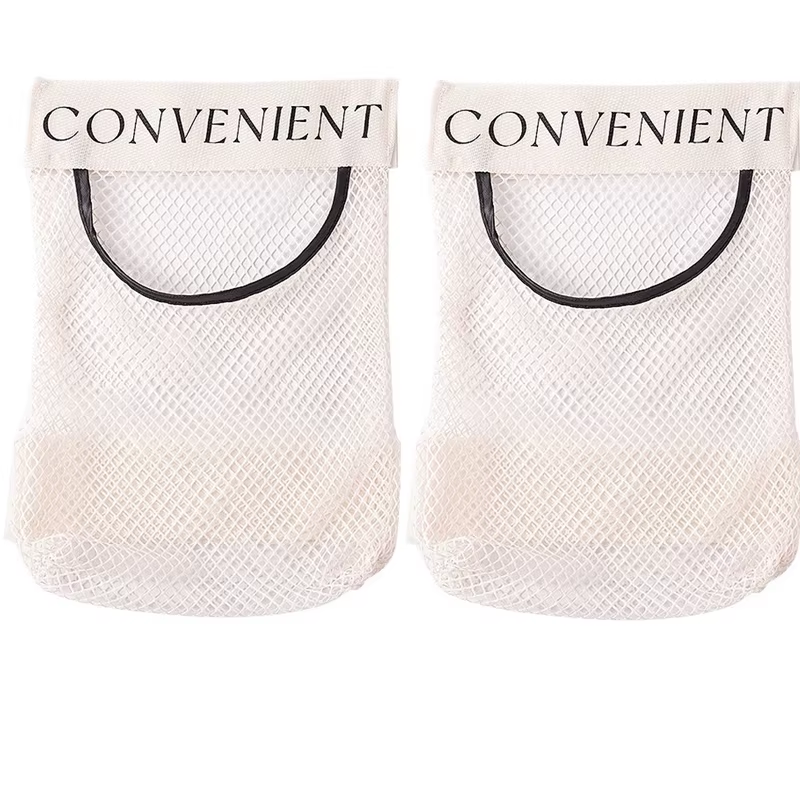 Trash Bag Holder Mesh Storage Net Grocery Bag Organizer Dispenser for Aluminum Foil, Garbage Bag, Plastic Wrap, Shopping Bag