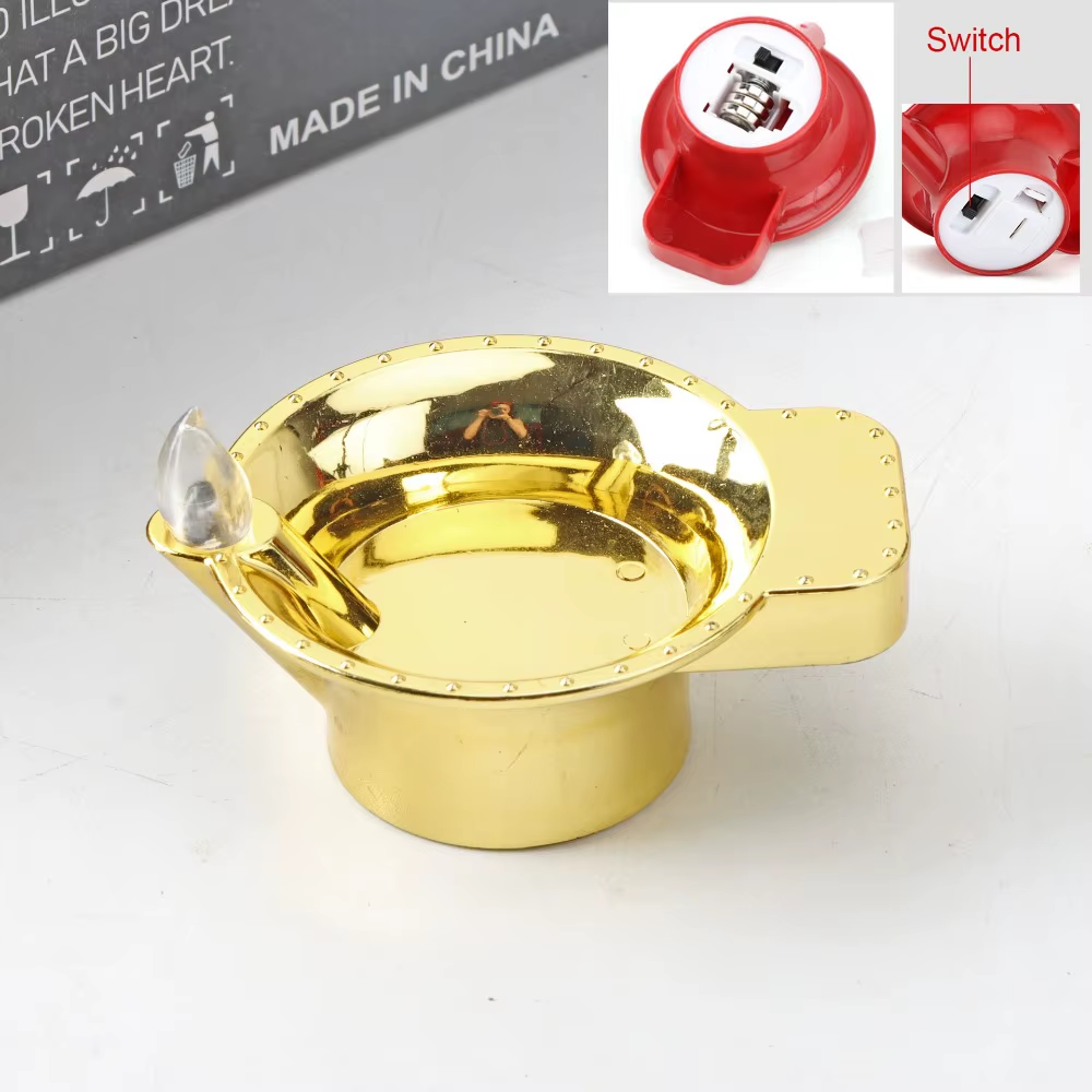 12Pcs Waterproof Electric DIY LED Light Floating on Water Diwali Tea Light India Oil Lamp Water Sensor Candles Fake Candle Lamp