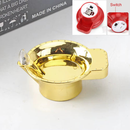 12Pcs Waterproof Electric DIY LED Light Floating on Water Diwali Tea Light India Oil Lamp Water Sensor Candles Fake Candle Lamp