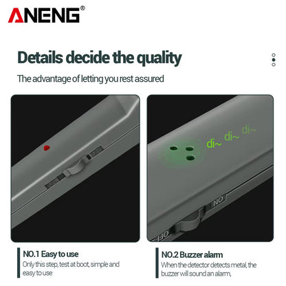 Portable Metal Detector  DM3004A High Sensitivity Body Search Handheld Security Intelligently Adjust Objects Distance Tools