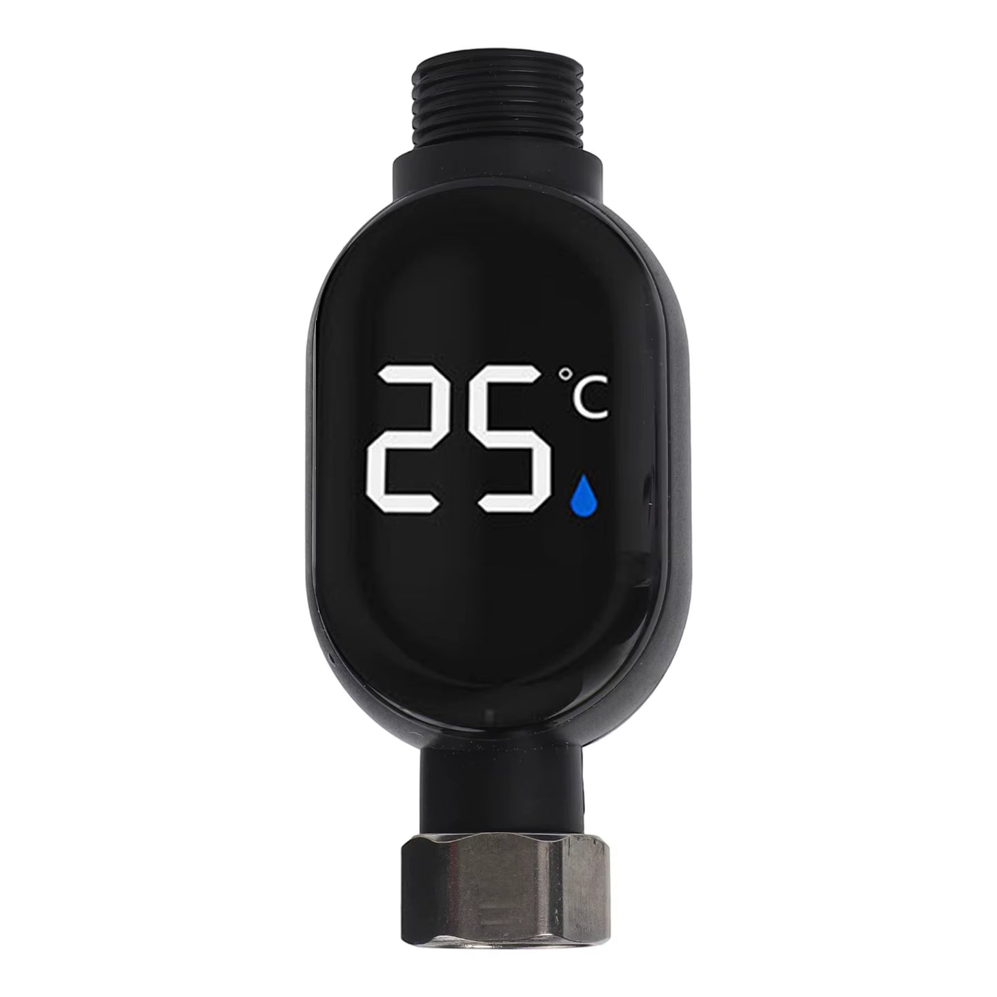 1Pc Waterproof Smart Temperature Digital Display Faucet Thermometer Bath Thermometer with Digital Display Shower Thermometer