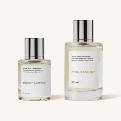 Ambery Saffron Unisex Eau De Parfum - Luxurious Fragrance with Saffron, Oakmoss, Jasmine, Plum & Cedarwood (50ml, 100ml, 150ml)