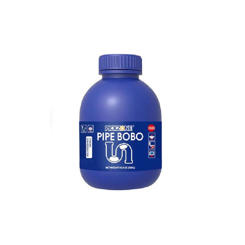 PICKZONE PIPE BOBO - Ultimate Drain Unclogger for Kitchen & Bathroom, Dissolves 200+ Blockages, Kills 99% Bacteria, Safe for All Pipes, Fast & Effective Cleaning Solution