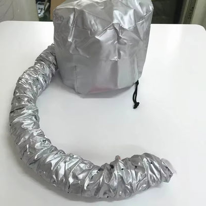 2Pcshair Bonnet Portable Dryer Cap Steamer Quick Dry Baked Oil Care Diffuser Drying Hairdressing Tools Hair Cap Shower Cap Women