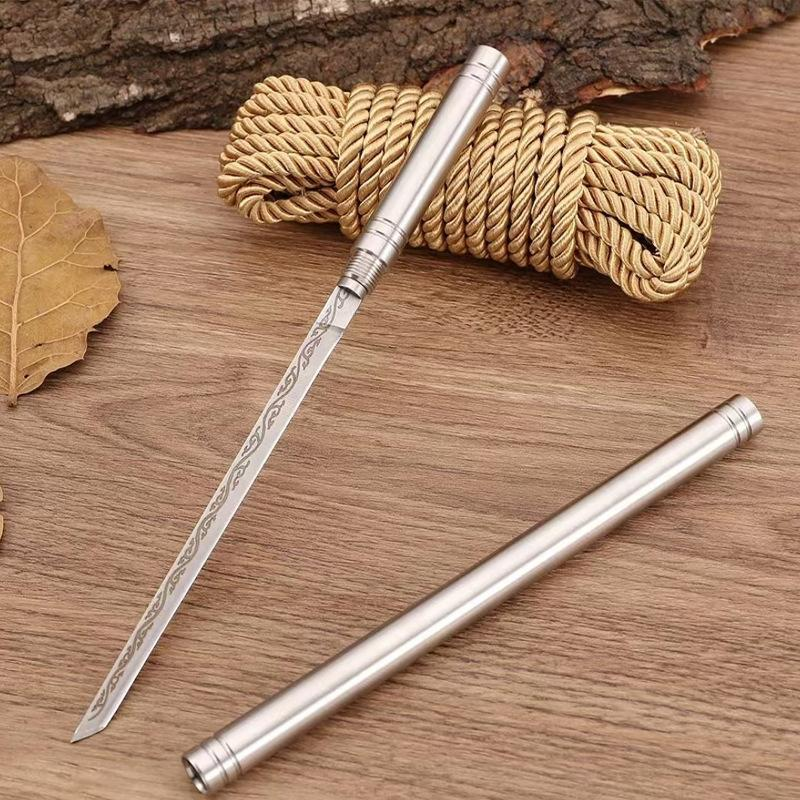 Holiday Haul: Premium Stainless Steel Meat Knife Set - Durable Steak Knife with Sheath for All Your Kitchen Cutting Needs