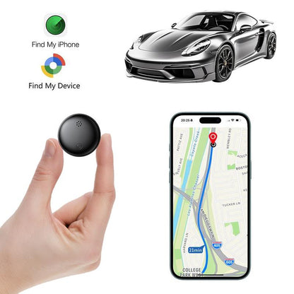 Ultimate Magnetic GPS Tracker - Weatherproof, No Monthly Fee, Compatible with Apple & Google, Mini Hidden Device