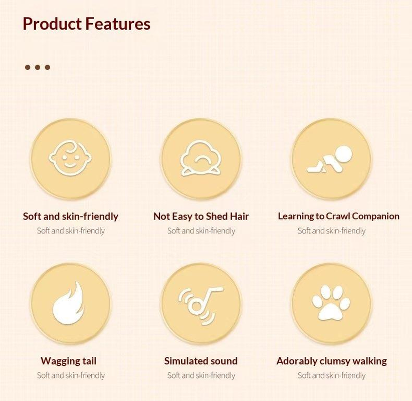 New Realistic Robotic Dog Plush Toy – Interactive Puppy That Walks, Barks & Wags Tail, Adorable Smart Pet Toy for Kids & All Ages, Perfect Christmas Gift for Dog Lovers and Family Fun