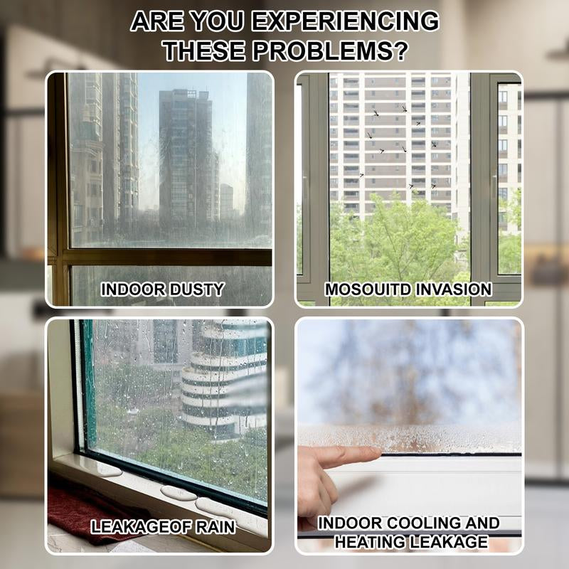 16.4Ft Premium Door Weather Stripping - 1.38In Wide Draft Stopper Adhesive Seal Strip for Ultimate Insulation on Doors, Windows, and Shower Doors