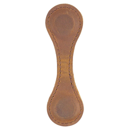 Genuine Leather Bookmark Clip Vintage Double-Sided Magnetic Book Mark Book Page Divider for Book Lover Writers Reader Stationery