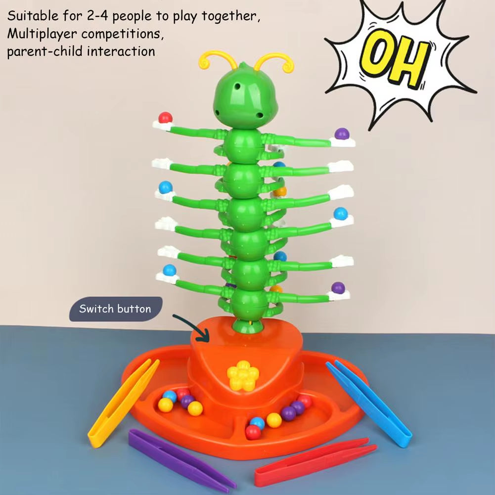 Top Kids Electric Dance Bug Toy Party Table Puzzle Game & Caterpillar Shaking Toy for Fun Wiggle Dance Activities