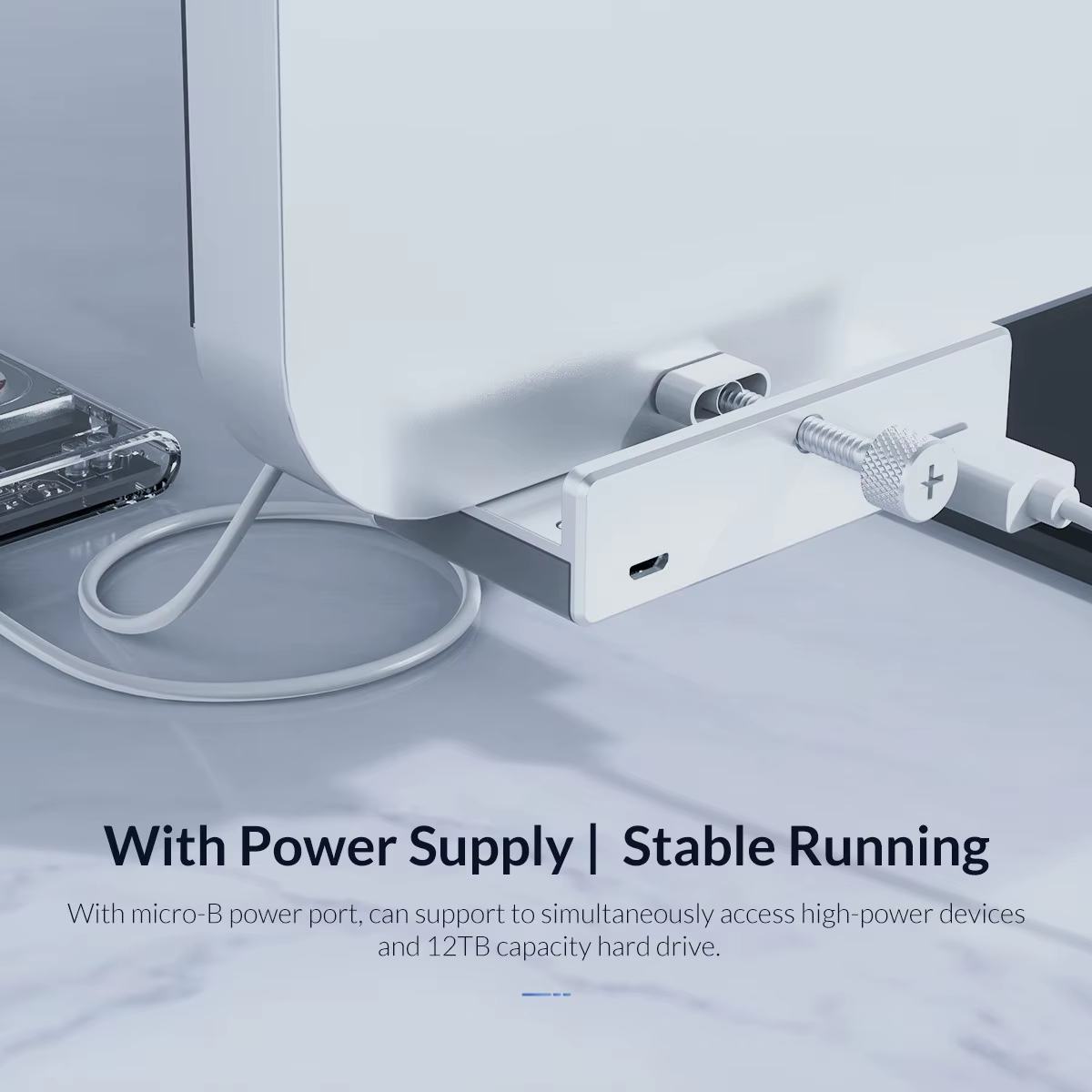 USB 3.0 Hub Clip Design Aluminum Alloy 4 Ports USB 3.0 HUB Travel Charger Charging Hub Station 5Gbps Data Transmission