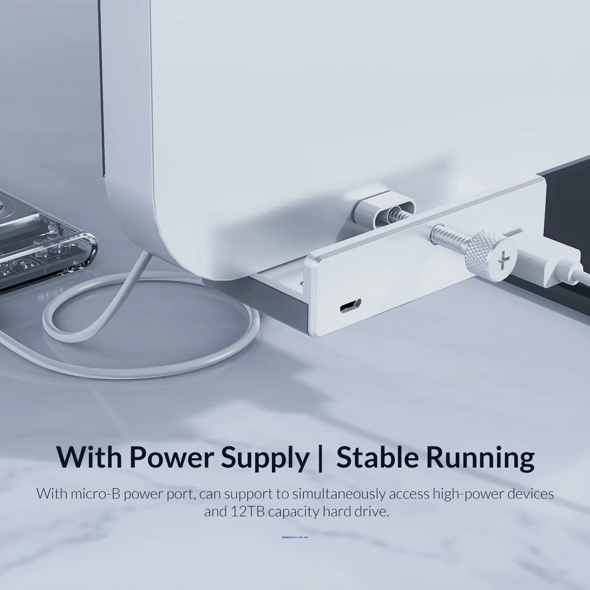 USB 3.0 Hub Clip Design Aluminum Alloy 4 Ports USB 3.0 HUB Travel Charger Charging Hub Station 5Gbps Data Transmission