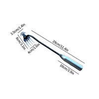 Hardened Hollow Hoe Garden Hoe Weeders Labor-Saving Weeding Loosening Farming Tools Planting Rake Hoe Garden Hand Tools