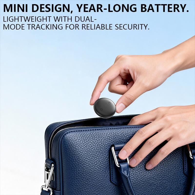 Ultimate Magnetic GPS Tracker - Weatherproof, No Monthly Fee, Compatible with Apple & Google, Mini Hidden Device