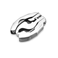 Portable 9 in 1 Pocket Pliers Keychain Pliers Screwdriver round Head Pliers Gadget Mini EDC Tool Wire Cutter Outdoor