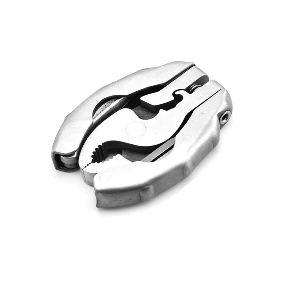 Portable 9 in 1 Pocket Pliers Keychain Pliers Screwdriver round Head Pliers Gadget Mini EDC Tool Wire Cutter Outdoor