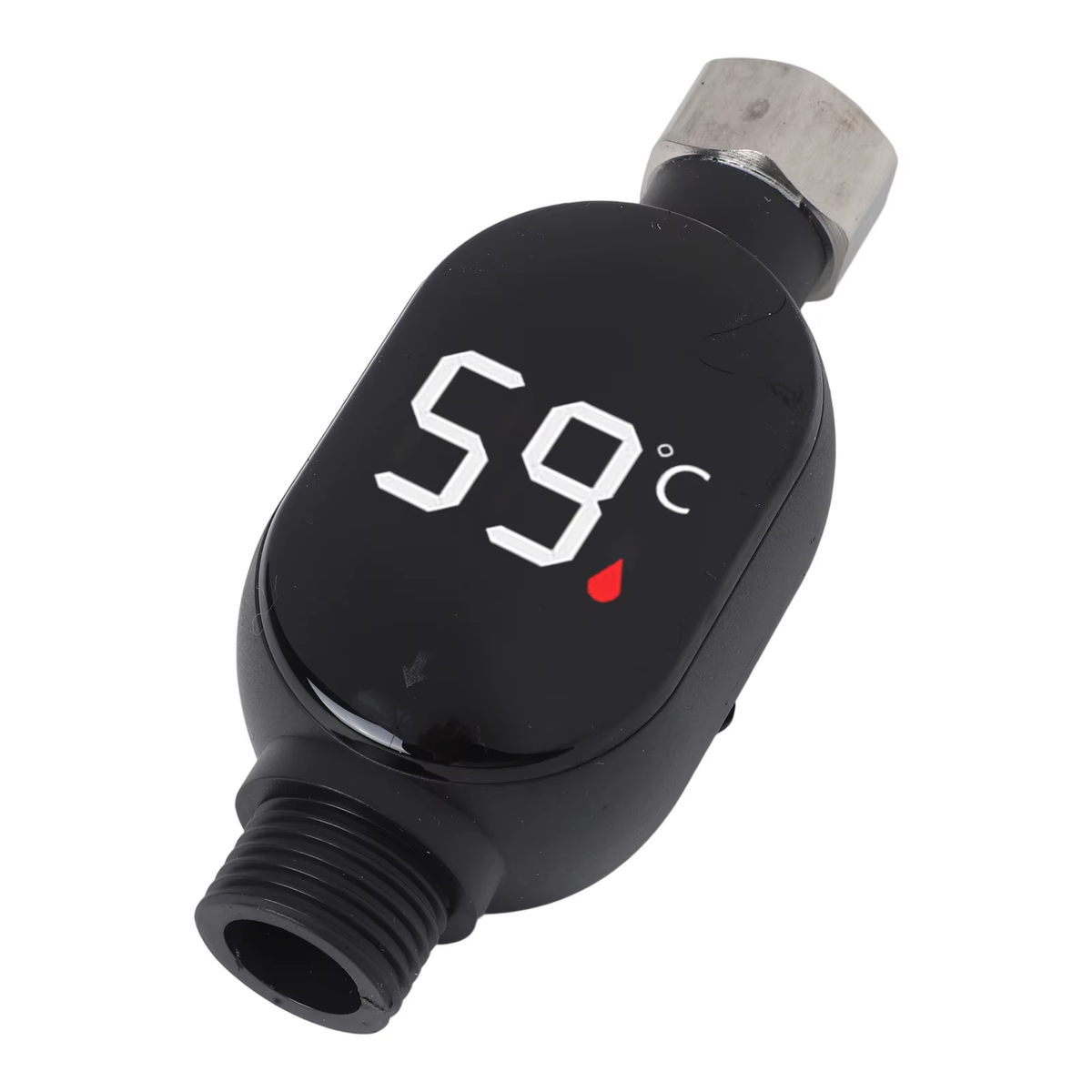 1Pc Waterproof Smart Temperature Digital Display Faucet Thermometer Bath Thermometer with Digital Display Shower Thermometer