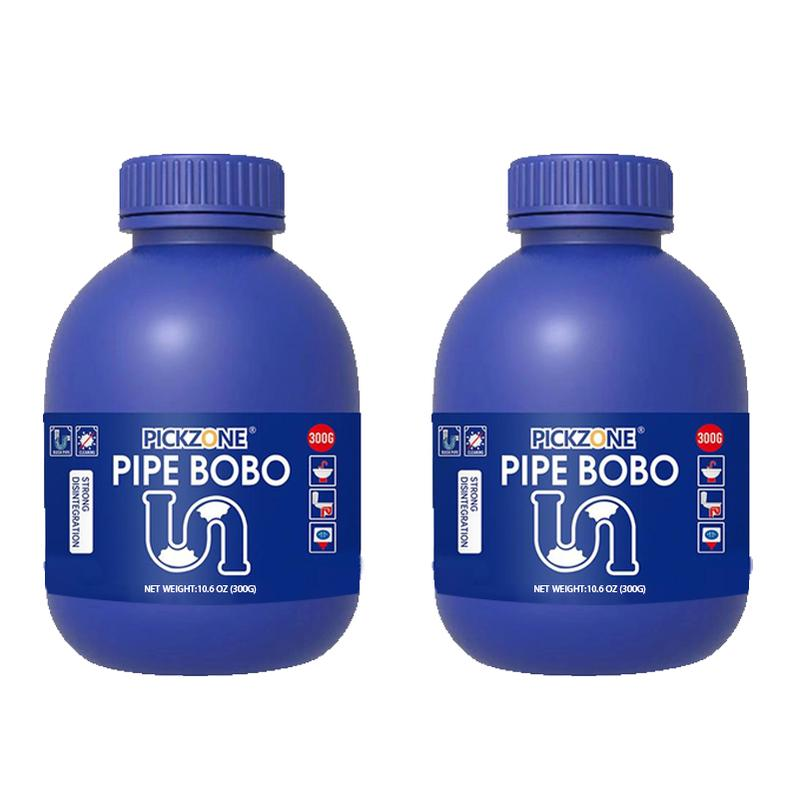 PICKZONE PIPE BOBO - Ultimate Drain Unclogger for Kitchen & Bathroom, Dissolves 200+ Blockages, Kills 99% Bacteria, Safe for All Pipes, Fast & Effective Cleaning Solution