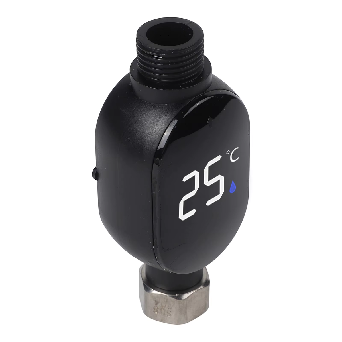 1Pc Waterproof Smart Temperature Digital Display Faucet Thermometer Bath Thermometer with Digital Display Shower Thermometer