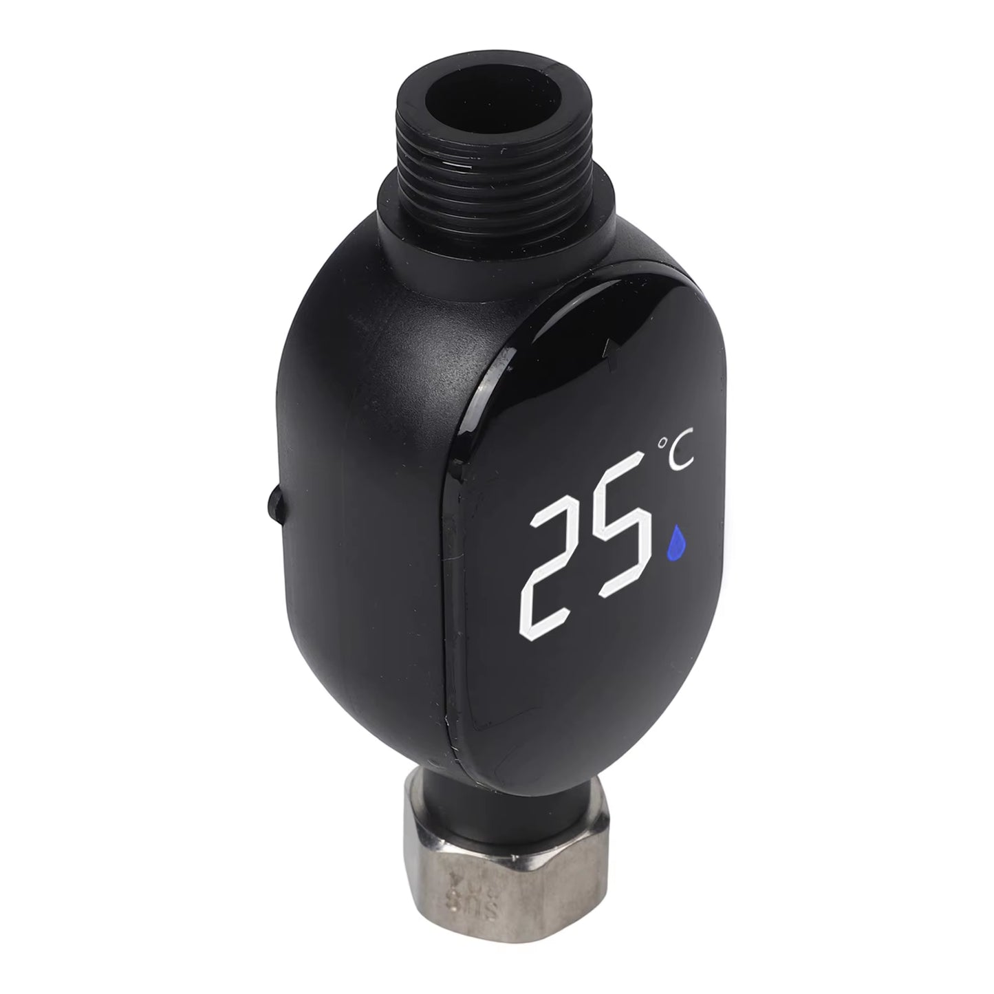 1Pc Waterproof Smart Temperature Digital Display Faucet Thermometer Bath Thermometer with Digital Display Shower Thermometer