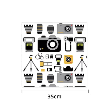 Magic Self-Adhesive Cloth Open Lay Flat Makeup Bag Portable Toiletry Kit Folding Cloth Multifunctional Camera Lens Storage Bag