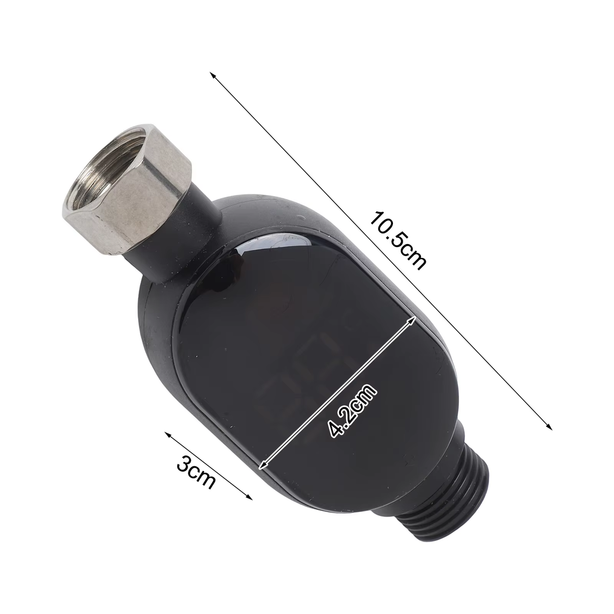 1Pc Waterproof Smart Temperature Digital Display Faucet Thermometer Bath Thermometer with Digital Display Shower Thermometer